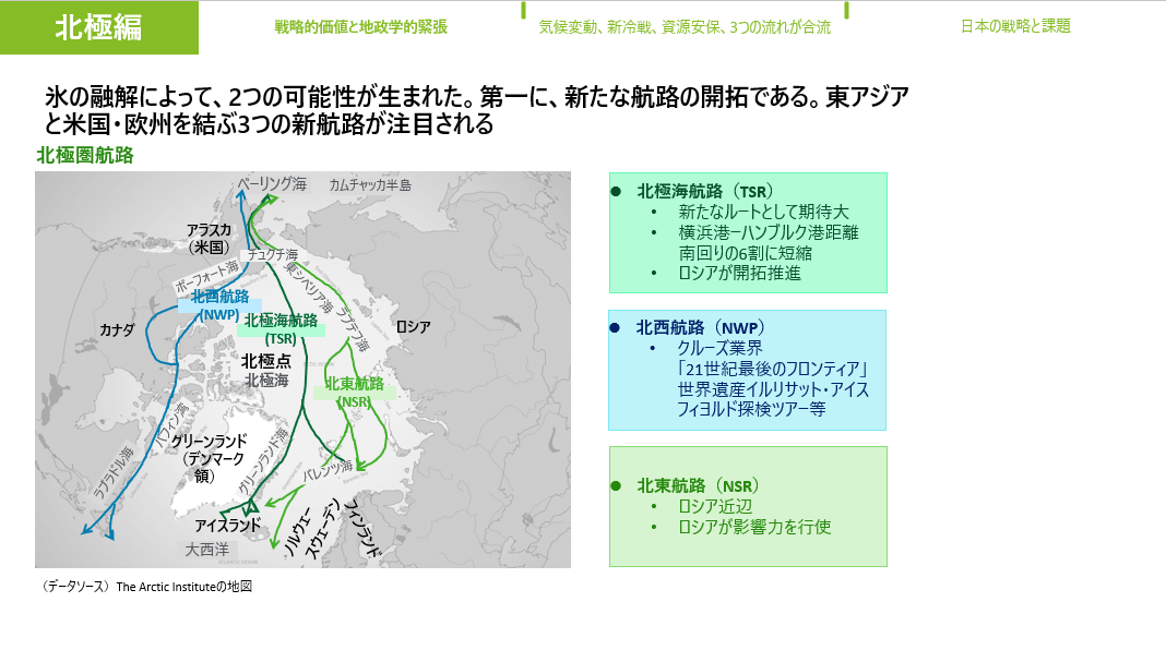 資源覇権の新フロンティア～重要鉱物と北極が動かす世界秩序～ 北極編